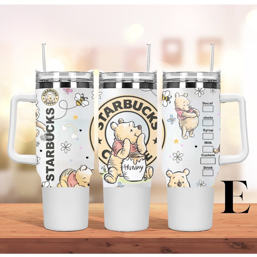 Disney Winnie the Pooh Brand new 40 oz double wall stainless travel office 40oz - Picture 4 of 4